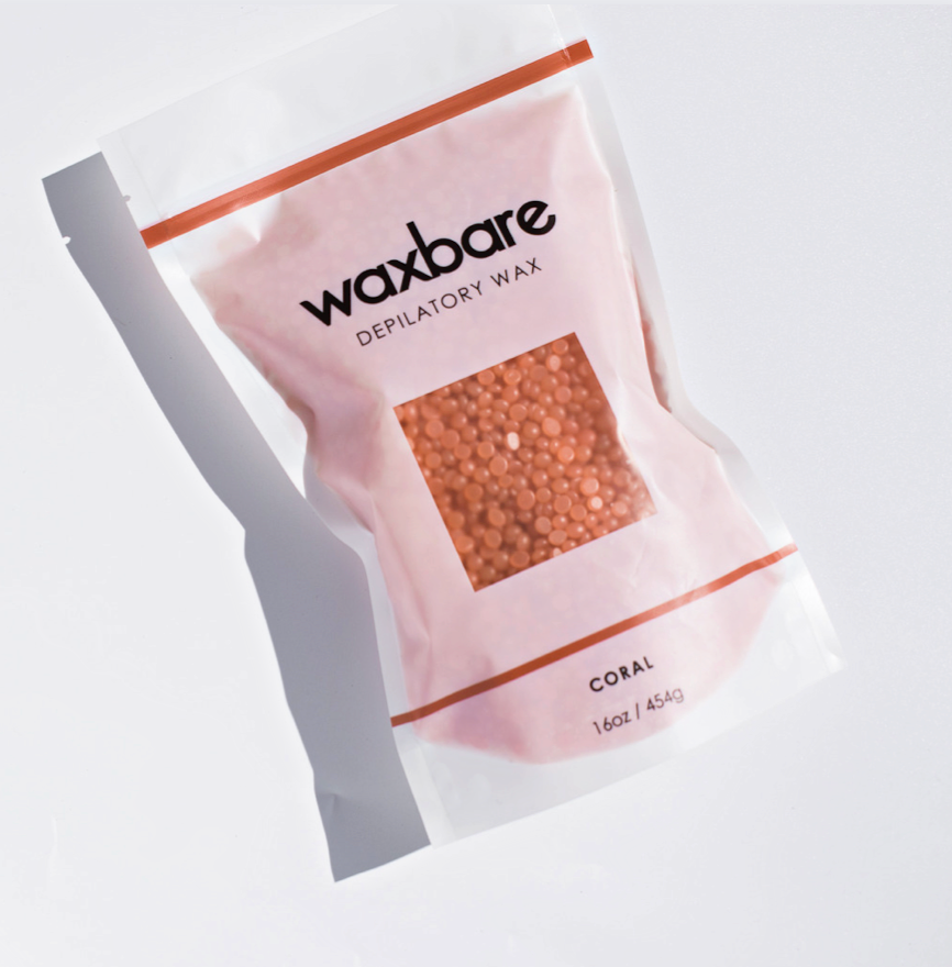 Coral Hard Wax Beads - 1lb